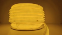 360 °   Bande lumineuse LED néon ronde, blanc chaud, tube lumineux flexible étanche pour la décoration intérieure et extérieure