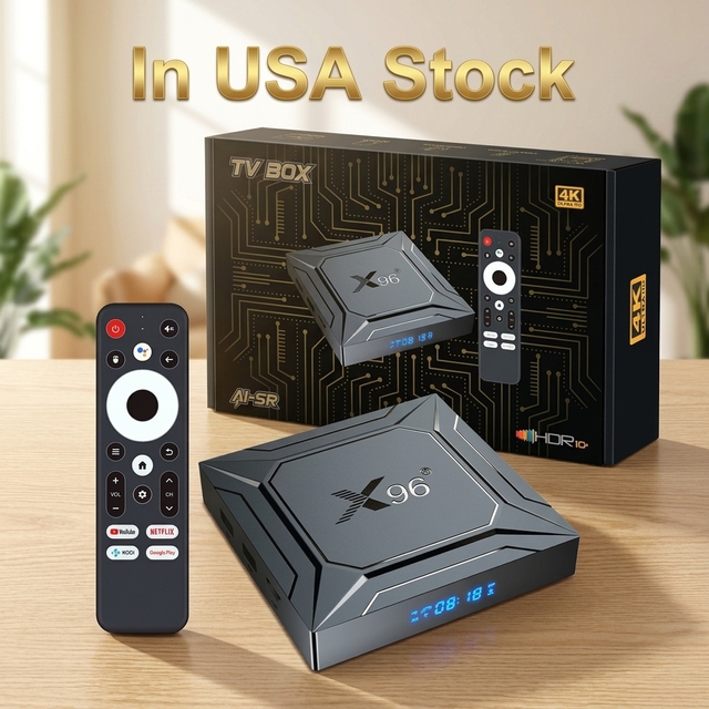 2026 Hot Sell High Quality IPTV Box 4K Android 14 X96 M200 with Amlogic S905X5M 4K HDR10 Strong Processor 2GB 16GB Support OEM