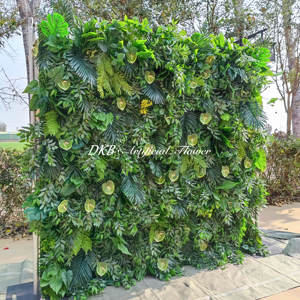 กำแพงหญ้าเทียม8ftx8ft แบบม้วนติดผนังต้นไม้เทียม - Product Image 4