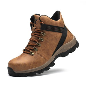 Zapatos de seguridad resistentes al agua para todas las estaciones unisex con punta de acero Botas de senderismo para hombres y mujeres para trabajo al aire libre - Product Image 5