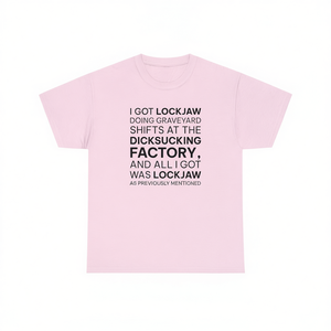 Maglietta I Got Lockjaw Offensive, Divertente, con Meme, Inadeguata, Regalo Scherzo, Magliette con Frasi Stupidhe - Product Image 3