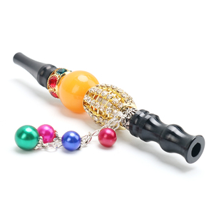 Shisha fumatori arabo di lusso dorato diamante narghilè suggerimenti accessori narghilè in acciaio inox bocchino shisha - Product Image 3