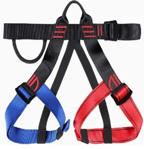 Manufacturer's Customized Outdoor Half Body Climbing Safety Harness Adults And Children Rock Rope Lowering Safety Belt