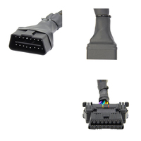 Cable Y de 16 pines (macho a hembra) para OBD2, divisor en Y OBD-II, lector de códigos de diagnóstico para OBD2