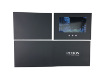 Brochure vidéo numérique de 7 pouces grande capacité papier d'affichage LCD Style musical pour livre vidéo promotionnel ou cadeau