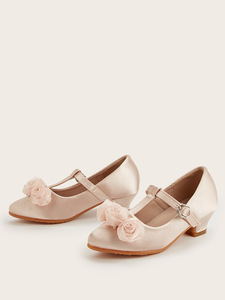 Chaussures de fête et de mariage pour filles, rouges et roses, à talons hauts, bout pointu, style Mary Jane, pour anniversaire et scène - Product Image 5