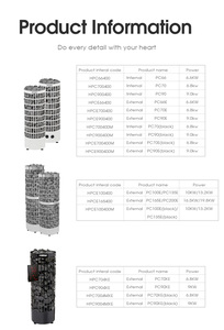 HARVIA New Model the Wall 4.5KW 6KW 8KW 9KW Dry Sauna <strong>Stove</strong> <strong>Heater</strong> HARVIA TheWall Home Use Sauna Room <strong>Heater</strong> - Product Image 4