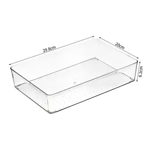 Choix amusant transparent en plastique bureau tiroir organisateur organisateur cosmétique tiroir maquillage organisateur pour stockage bureau tiroir conteneur