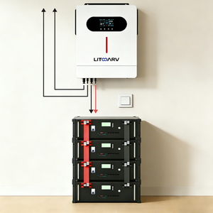 Module de batterie au phosphate de fer et de lithium 48V 200AH 9.6Kwh, batterie de stockage d'énergie solaire pour système solaire domestique - Product Image 3
