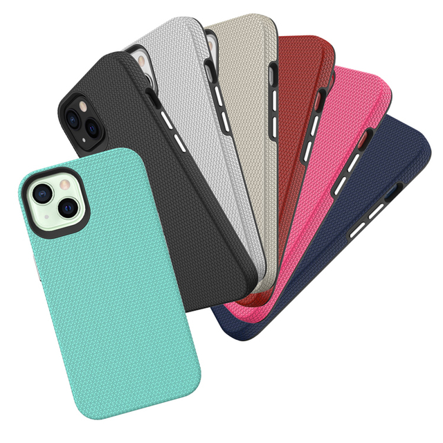 Shockproof Hard Back Cover Phone Cases for iPhone 13 12 Pro 11 14 15 TPU PC Phone Case