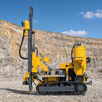 WT412B-1 Foreuse de surface DTH sur chenilles de type divisé pour exploitation en carrière ouverte, avec roulement de moteur et engrenage, diamètre de forage 110 mm, 59 kW