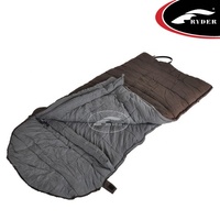 Sac de couchage hybride compressé extra large et robuste en toile avec sangle en sanglelette, garnissage Thermolite certifié Oeko-Tex