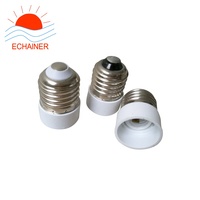 Convertisseur de support de lampe E27 à E14, adaptateur de douille d'ampoule à vis E27 mâle à E14 femelle, résistant au feu, pour éclairage domestique, lustre