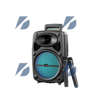 Greatnice GTS--2385 Tahan Air untuk Speaker 5.3 dengan LED FM 8-Inci untuk Penggunaan Luar Ruangan