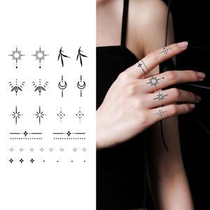 <span class=keywords><strong>Tatouage</strong></span> temporaire minimaliste à petits motifs, <span class=keywords><strong>tatouage</strong></span> semi-permanent, imperméable, résistant à la transpiration, dure 2 semaines, <span class=keywords><strong>tatouage</strong></span> réaliste pour le <span class=keywords><strong>bras</strong></span> - Product Image 1