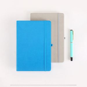 Promotional Gift <b>A4</b> A5 A6 Embossed Logo Leather Notebook Dotted Inner Page Binding Elastic Strap Notebook - Product Image 2