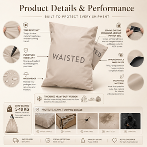 Sacs d'Expédition en Poly Biodégradable Écologiques avec Impression de Logo Personnalisé en Grande Quantité <span class=keywords><strong>pour</strong></span> Vêtements - Product Image 2