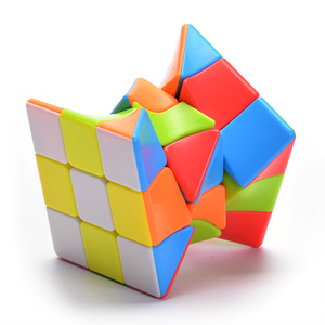 Bán hàng nóng <span class=keywords><strong>Twist</strong></span> 3x3 xiên Stickerless Câu Đố ma thuật tốc độ Cube trò chơi Twisty câu đố đồ chơi - Product Image 4