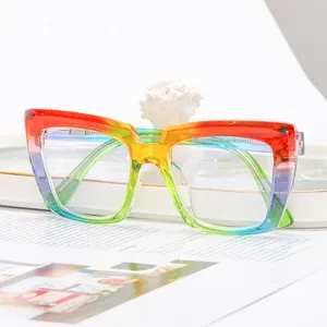 Рекламные очки с защитой от синего света, женские очки TR90, красочные очки, оправа, аксессуары, очки