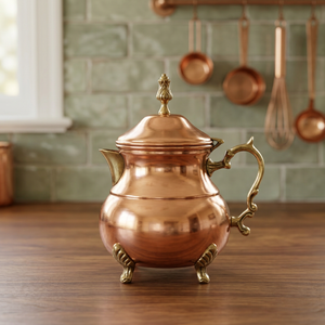 Théière en cuivre massif - Product Image 2