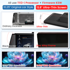 HFmidia 2026 New Linux <b>System</b> 10.25 12.8inch Thin screen For BMW 5 Series GT F07 F18 <b>Wireless</b> CarPlay Auto Car Video Players - Product Image 4