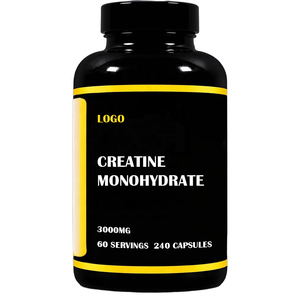 Cápsulas de Creatina Monohidrato - 240 Cápsulas, 3,000 mg por Porción, Uso en Adultos, Sin <span class=keywords><strong>Gluten</strong></span> y Sin OMG, Gestión de Energía y Crecimiento Muscular - Product Image 1