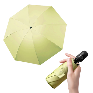 Parapluie miniature de haute qualité avec logo personnalisé, coupe-vent, pliable, léger, pour femmes, anti-UV, pour la pluie - Product Image 4