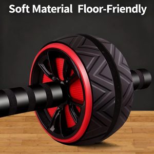 Nouveau rouleau abdominal silencieux et durable avec revêtement en acier plastifié ABS pour l'entraînement complet des muscles du tronc - Product Image 3
