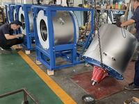 Laveuse-sécheuse industrielle commerciale en acier inoxydable 304, à monnayeur, pour laverie automatique et hôtel