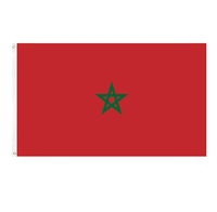 Drapeau national marocain de haute qualité, nouveau design, 3x5 pieds, drapeau du Maroc