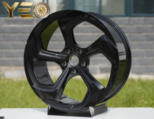 Rines de Aleación Forjados de 20 Pulgadas, 5 Radios, Optimizados para Vehículos Eléctricos, Color Negro Brillante Mecanizado, para <span class=keywords><strong>BMW</strong></span> <span class=keywords><strong>I4</strong></span> IX - Product Image 2