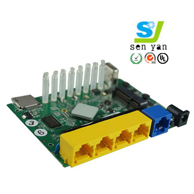 Customized Pcba 2 Lan Poe Openwrt 4G Wifi Wireless Router With Sim Card Pcb Printed Circuit Board