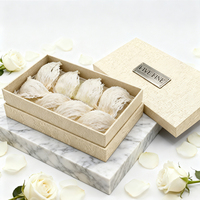 Boîte cadeau nid d'oiseau avec logo personnalisé, impression personnalisée, estampage à chaud, laminage mat, boîtes rigides écologiques de qualité alimentaire