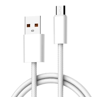Câble de charge rapide USB-A vers Type-C 3A pour smartphone Android, matériau TPE, blindage en feuille pour la transmission de données des téléphones mobiles