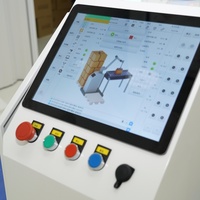 Palettiseur robotisé collaboratif (Cobot) de 860 kg avec moteur et PLC, ventouses en acier inoxydable pour la manutention de caisses et le flux de matériaux en usine