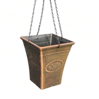Jardinière murale vintage de 7,2 pouces, pot de fleurs mural vieilli pour balcon