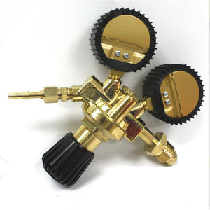 Dual Argon CO2 Welding <b>Gas</b> <b>Cylinder</b> Regulator Gauges G3/4 for Propane & Acetylene in Industrial Applications - Product Image 3