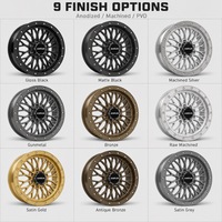 Jantes Beadlock Forgées Usinées Argentées 17-22 Pouces 6061-T6, Jantes Tout-Terrain Simulées 8x170 6x5.5 pour Ford F-250 Super Duty