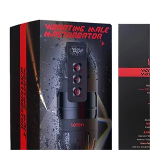 Leten Thunderstorm granata App detonazione interattiva maschio masturbatore aereo giocattolo a forma di tazza per una migliore esperienza - Product Image 5