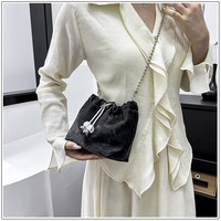Nieuwe elegante schoudertas voor dames, hoogwaardige kettingtas met grote capaciteit, enkele schoudertas, crossbodytas, mini-slingbag
