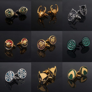 Vendita Diretta della fabbrica Marvel Revengers Supereroe Logo Della Lega Dei Monili Gemelli - Product Image 3
