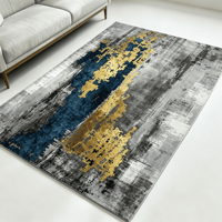 Tapis Moderne Abstrait Imprimé en Velours, Doux et Antidérapant, Grande Taille pour Salon, Chambre et Décoration Intérieure - Offre Spéciale