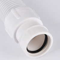 Tuyau de vidange de lavabo en fil d'acier intégré tuyau de vidange télescopique universel salle de bains lavabo de cuisine tuyau Flexible d'évacuation des eaux usées