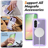 Coque de téléphone avec protection d'écran pour Samsung Galaxy A57 A37 A27 A17 A07 A06 A16 A26, anti-traces de doigts, en TPU et PC
