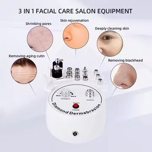 3イン1ピールフェイシャルダーマブレーションマシン/マイクロダーモブラシンフェイシャルダイヤモンドピーリングマシン - Product Image 4