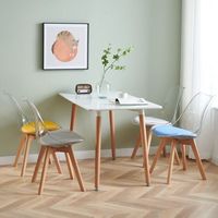 Vente en gros directe d'usine, ensemble de salle à manger, chaises, table, meubles de luxe, tables à manger 80*120 et chaises de salle à manger 2/4/6/8