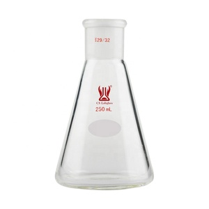 Thủy Tinh Borosilicate 3.3 5-1000Ml Mặt Đất Thủy Tinh Hình Nón <span class=keywords><strong>Flask</strong></span> Với Hẹp Cổ Cho Hóa Học Labware - Product Image 1