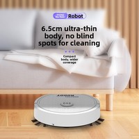 Robot aspirateur intelligent avec fonctions de balayage, d'aspiration et de lavage - Robot de nettoyage domestique entièrement automatique pour usage domestique