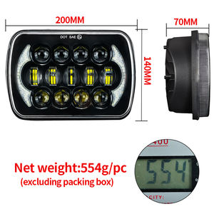 Faro Led de aluminio de alta calidad de 24V, 5x7 pulgadas, faro Led rectangular de 7 pulgadas, <span class=keywords><strong>coche</strong></span> 5x7 para Jeep Wrangler Harley - Product Image 3