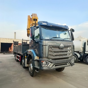 รถบรรทุกติดเครน HOWO 8x4 แบบแขนพับได้ ขนาด 20 ตัน 25 ตัน พร้อมขาย - Product Image 3